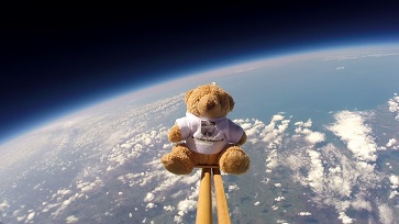 WEB GSAL space mission with bear